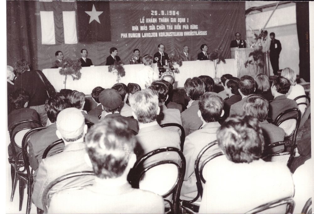 Ký ức ngày khánh thành nhà máy đóng tàu Phà Rừng