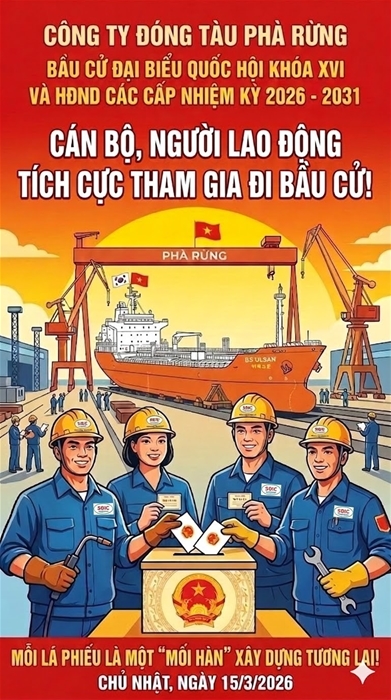 Mỗi lá phiếu – một niềm tin; mỗi công dân – một trách nhiệm.